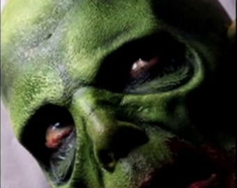 Zombie Foam Latex Prosthetic Halloween Makeup Walking Dead