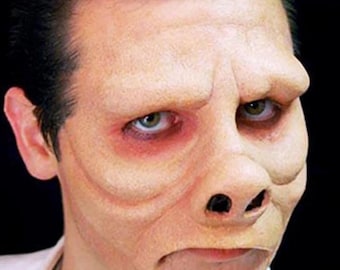 Eye of the Beholder Twilight Zone Pig Face Foam Latex Prosthetic Mask Male And Female