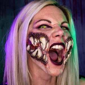 Mileena Inspired Deluxe Foam Latex Prosthetics Makeup Mortal Kombat