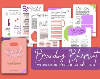 Branding Blueprint Workbook: Social Media Sales Guide (Digital Download)