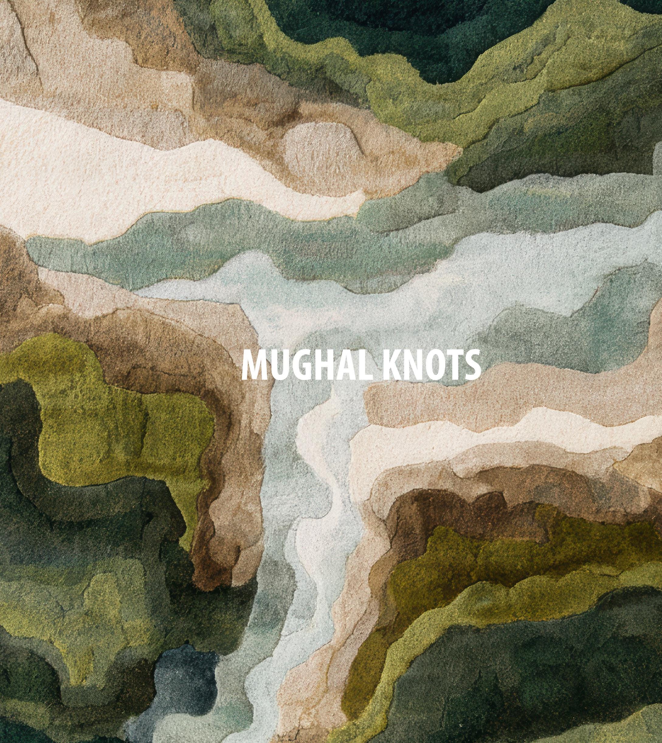 3D Moss Topographical Hand Tufted Rug - Green Forest Abstract Wool Rug ...