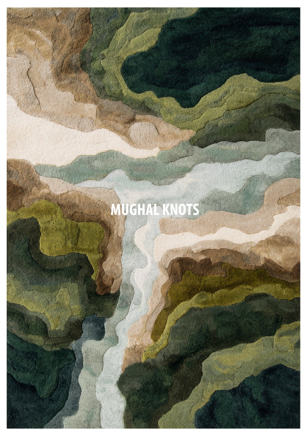 3D Moss Topographical Hand Tufted Rug - Green Forest Abstract Wool Rug ...