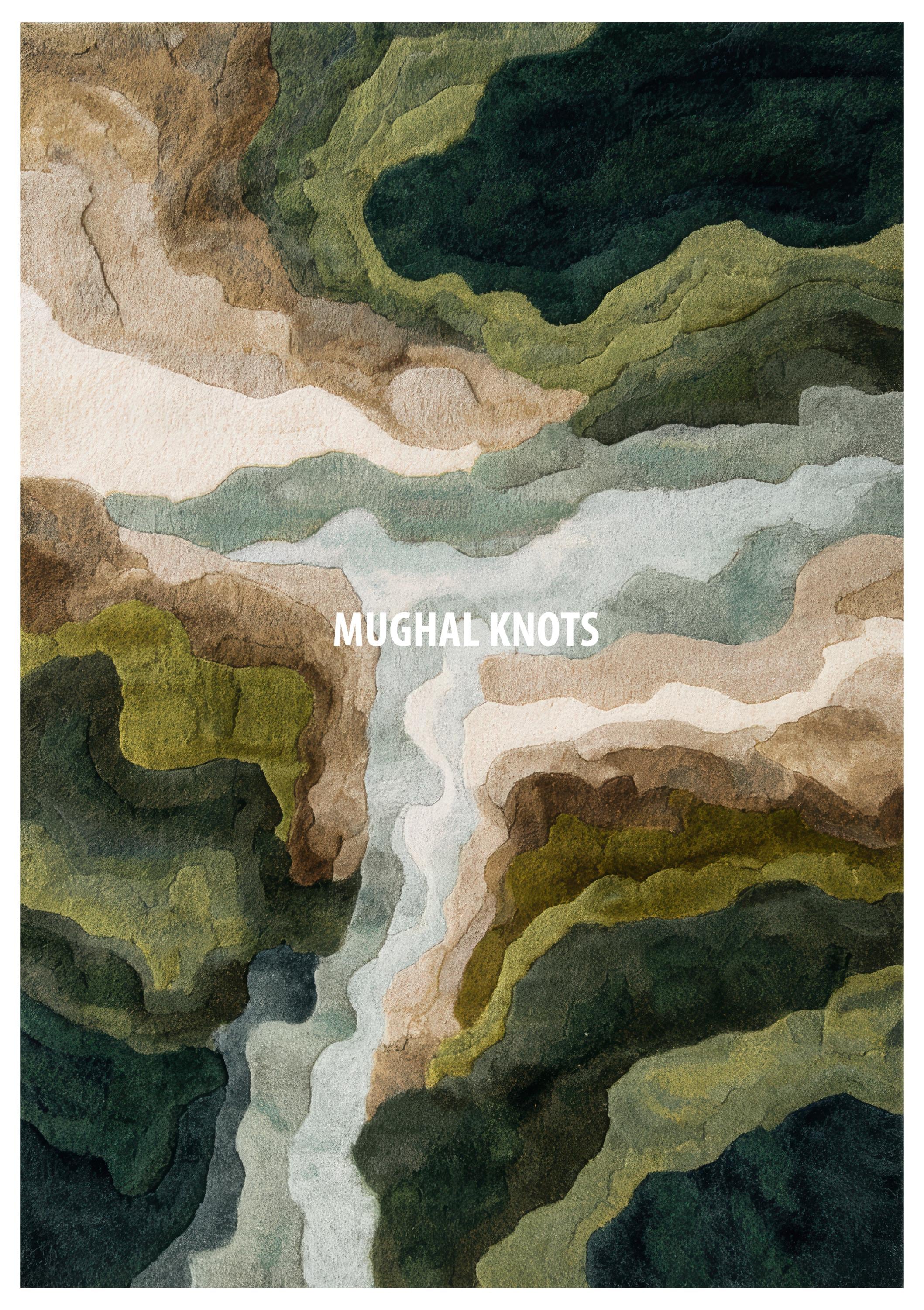 3D Moss Topographical Hand Tufted Rug - Green Forest Abstract Wool Rug ...