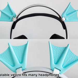 Fins for Headset Headphones (LightBlue)