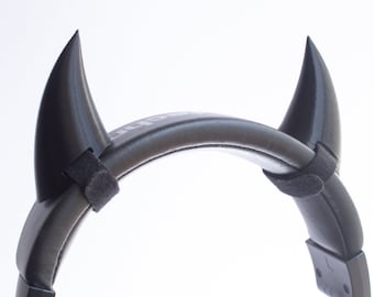 Horns Demon for Headset Headphones (Black)