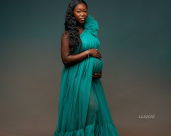 Maternity Tulle robe / maternity robe