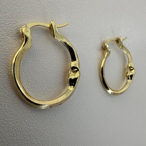 Gold Moon Face Hoop Earrings, Celestial Statement Hoops, Sun Moon Jewelry, Unique Artistic Earrings Gift for Her