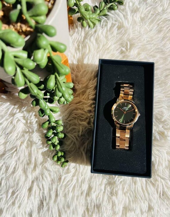Reloj dorado para mujer Daniel Wellington Etsy Espana