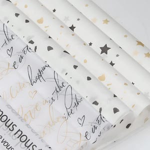 Custom Tissue Paper - One Color Customizable logo Wrapping Paper Paper for gifts 35x35cm (13.7"13.7"inc)