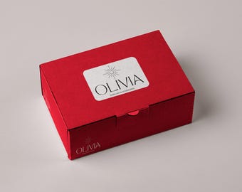 Personalized Cardboard Shipping Boxes, Durable Packaging (8.2x7.4x2.5)