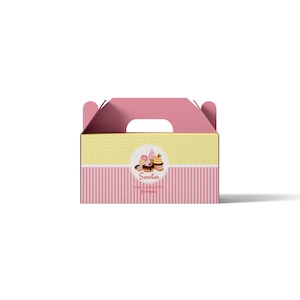 100 piezas - Cajas de envío de cartón, duraderas y fáciles de plegar. Caja de cartón personalizada. Caja para pasteles, galletas