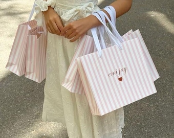 Personalised Luxury Paper Bags with Logo Customised Gift Bags High End Packaging for Events
