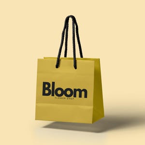 50 bolsas de papel de lujo para venta minorista con impresión personalizada Bolsas de papel a medida con cierres de lazo Bolsas de papel mate de lujo Bolsa de regalo a medida