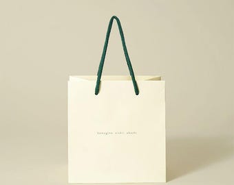 Benutzerdefinierte Logo Papier Einkaufstaschen | Umweltfreundliche Verpackungstasche | Boutique Kleintaschen