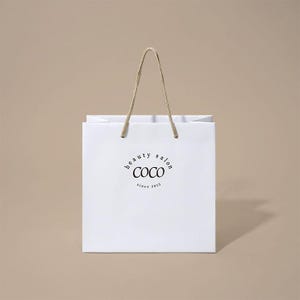 50 bolsas de papel personalizadas, estilo tote con cinta, bolsas de embalaje de joyería personalizadas con logotipo, bolsas de papel ecológicas con logotipo personalizado, bolsas de regalo personalizadas