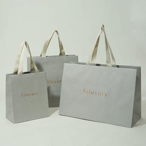 Custom gift bags thick luxury packaging gift paper bags , custom jewelry pack personalized shopping paper bags with logo