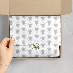 Custom Tissue Paper - One Color Customizable logo Wrapping Paper Paper for gifts 33.5x25cm (13.18"9.8"inc)