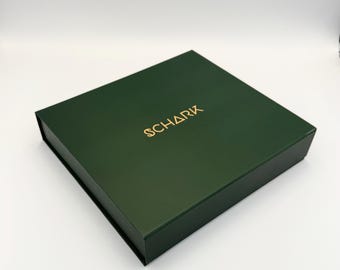 100 Luxury Magnetic Closure Gift Boxes – Custom Logo Packaging