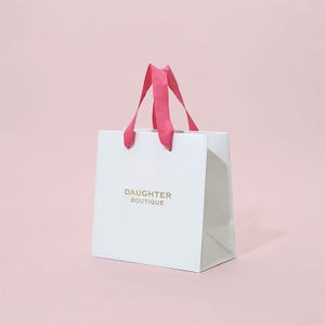 50 bolsas de regalo personalizadas, bolsas de papel de regalo de embalaje de lujo grueso, paquete de joyería personalizado, bolsas de papel de compras personalizadas con logotipo