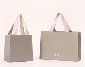 Sacs en papier de luxe personnalisés avec logo Sacs-cadeaux personnalisés Emballage haut de gamme pour événements