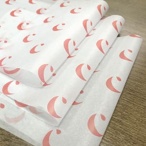Carta velina personalizzata - Carta da regalo con logo personalizzabile a un colore Carta per regali 42x29,7 cm (16,5"11,6"inc)