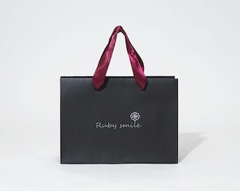 Personalized Paper Bags with Handles, Custom Retail Shopping Bags