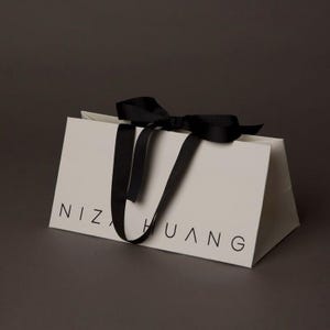 Personalized gift bag, special wedding day bag, shopping paper bags with ribbon handles, bow bag 50 pieces