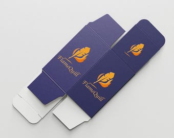 50 Pcs Personalized Folding Boxes – Custom Printed Packaging for Cosmetics, Jewelry & Gifts