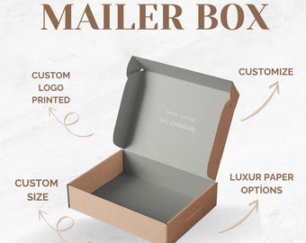 Scatole Kraft con logo personalizzato: confezioni regalo sostenibili per marchi artigianali ed ecosostenibili