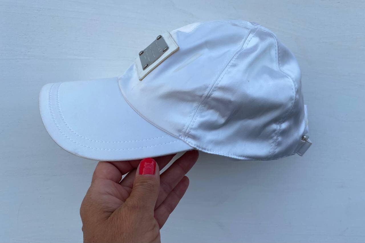 Vintage White Cap Dolce and Gabbana, Designer Cap 2000s  display picture 2