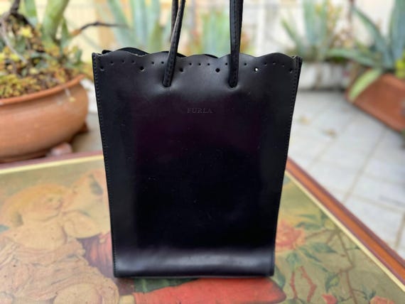 Furla leather tote hotsell