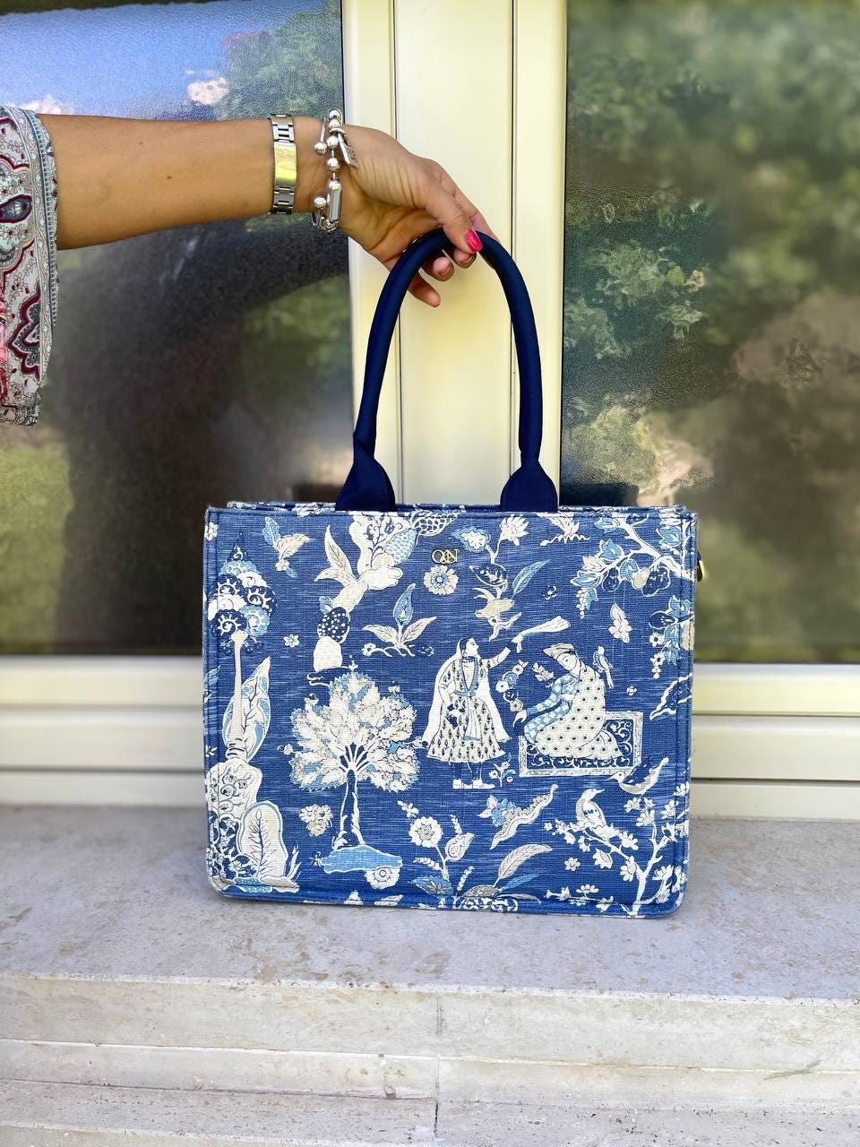 Textile bag Etsy