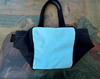 Herve Chapelier 848C0919 関税送料込 Vintage Herve Chapelier Canvas Tote Bag, 1990s. Shopping Bag