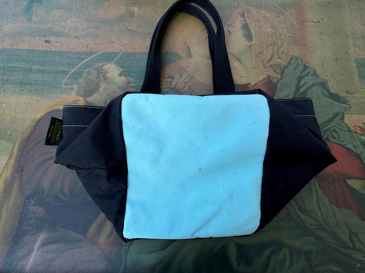 Vintage Herve Chapelier Canvas Tote Bag, 1990s. Shopping Bag