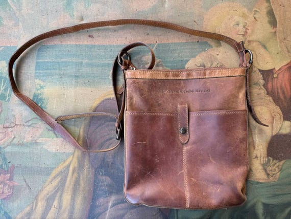 Vintage The Chesterfield Brand Pigskin Messenger Bag