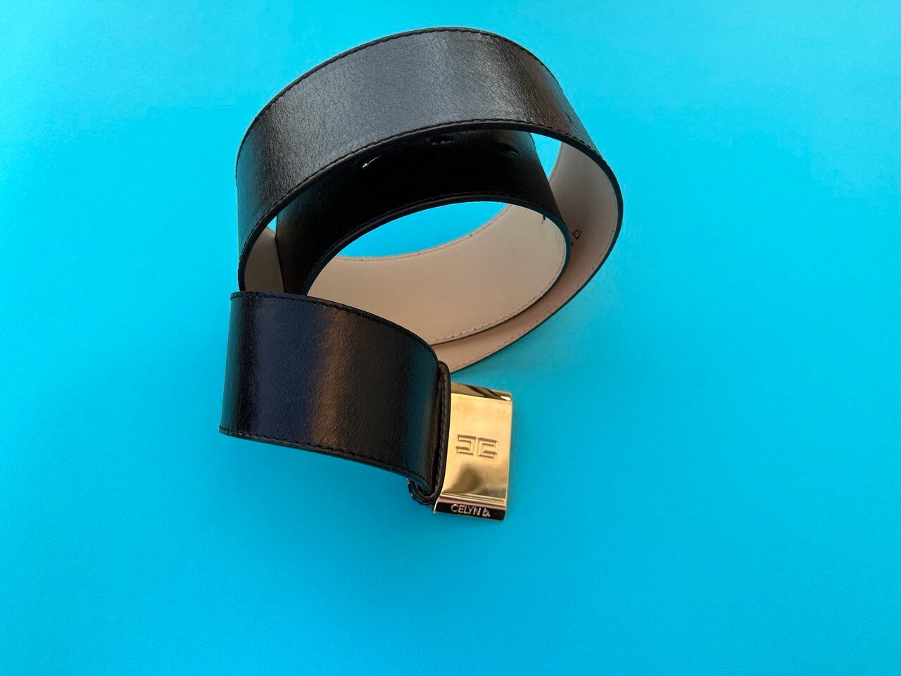 Celyn b. Belt patent leather Vintage CELYN B Black Leather Belt 2000s. - Etsy main image 2