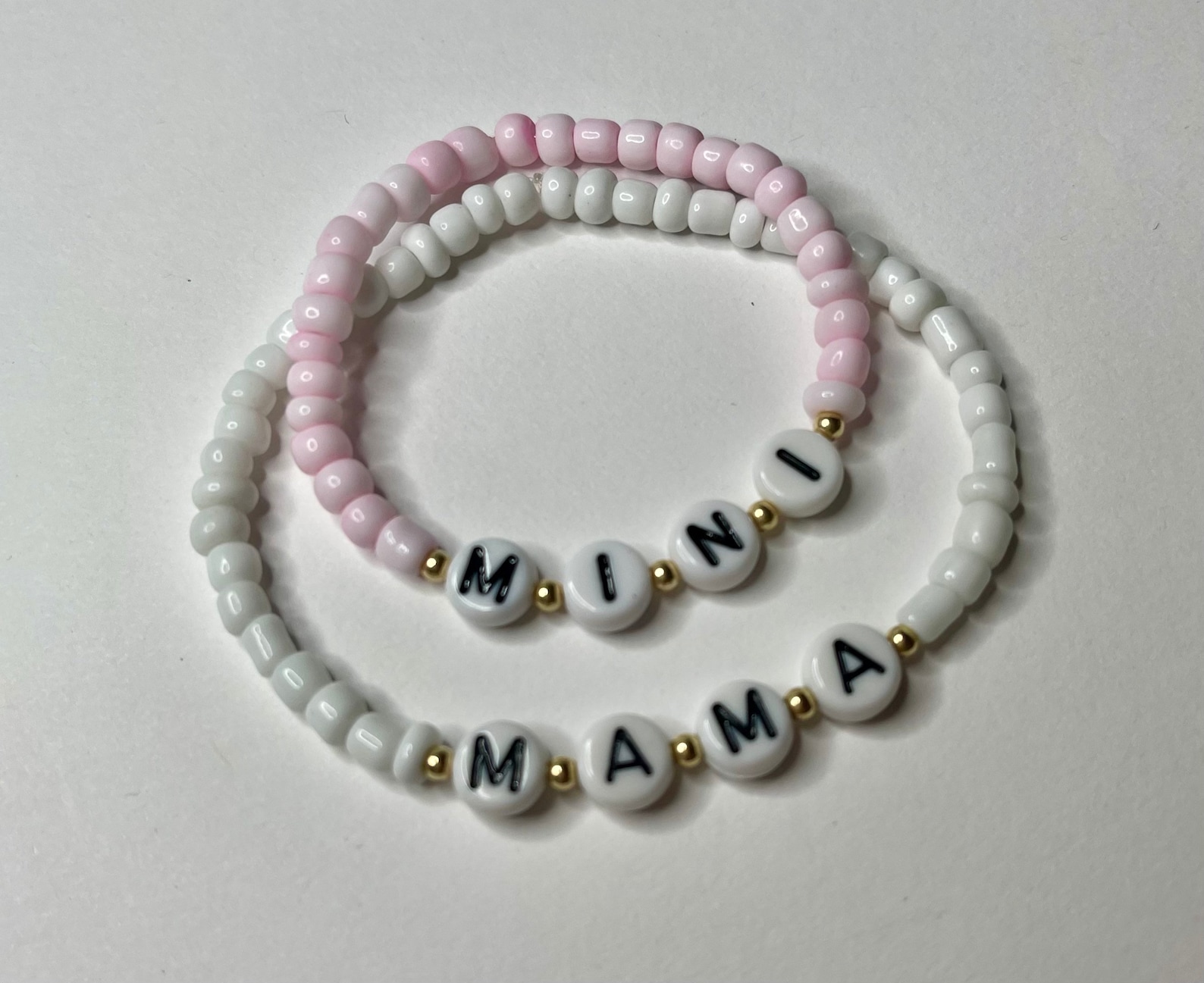Matching Bracelets , Mom and Me Bracelet, Personalized Bracelet, Gift ...