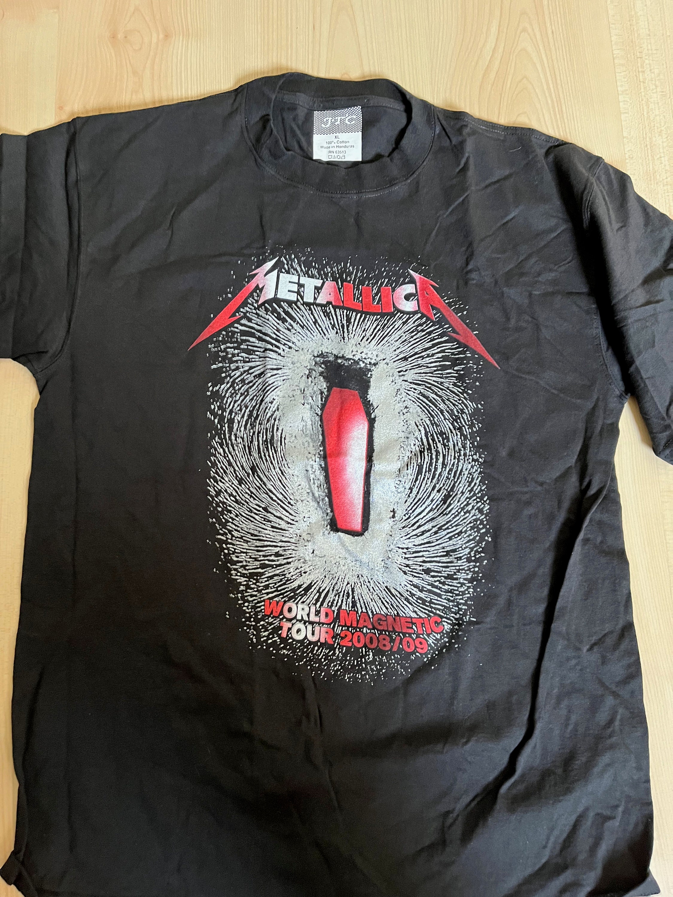 Metallica Death Magnetic Original USA Tour Shirt. Size XL - Etsy