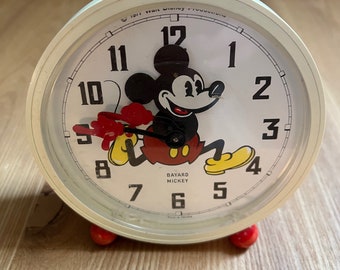 90s Mickey Mouse Alarm Clock | Etsy