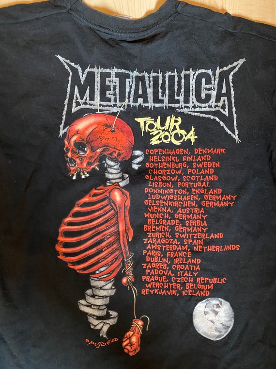 Metallica St. Anger Tourshirt. 2004 