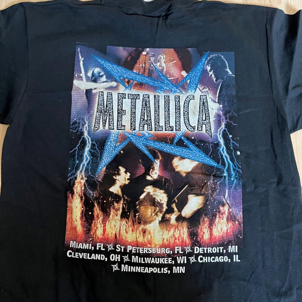 Metallica Load - original USA Tour shirt. Size XL. 1996. rare!