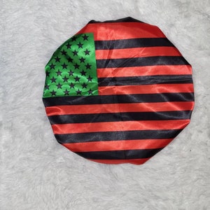 Pan African American Flag Bonnet