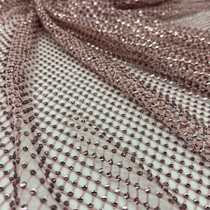 Diamond Fishnet Fabric 4 Way Stretch | Lace USA - GD-66 - Etsy