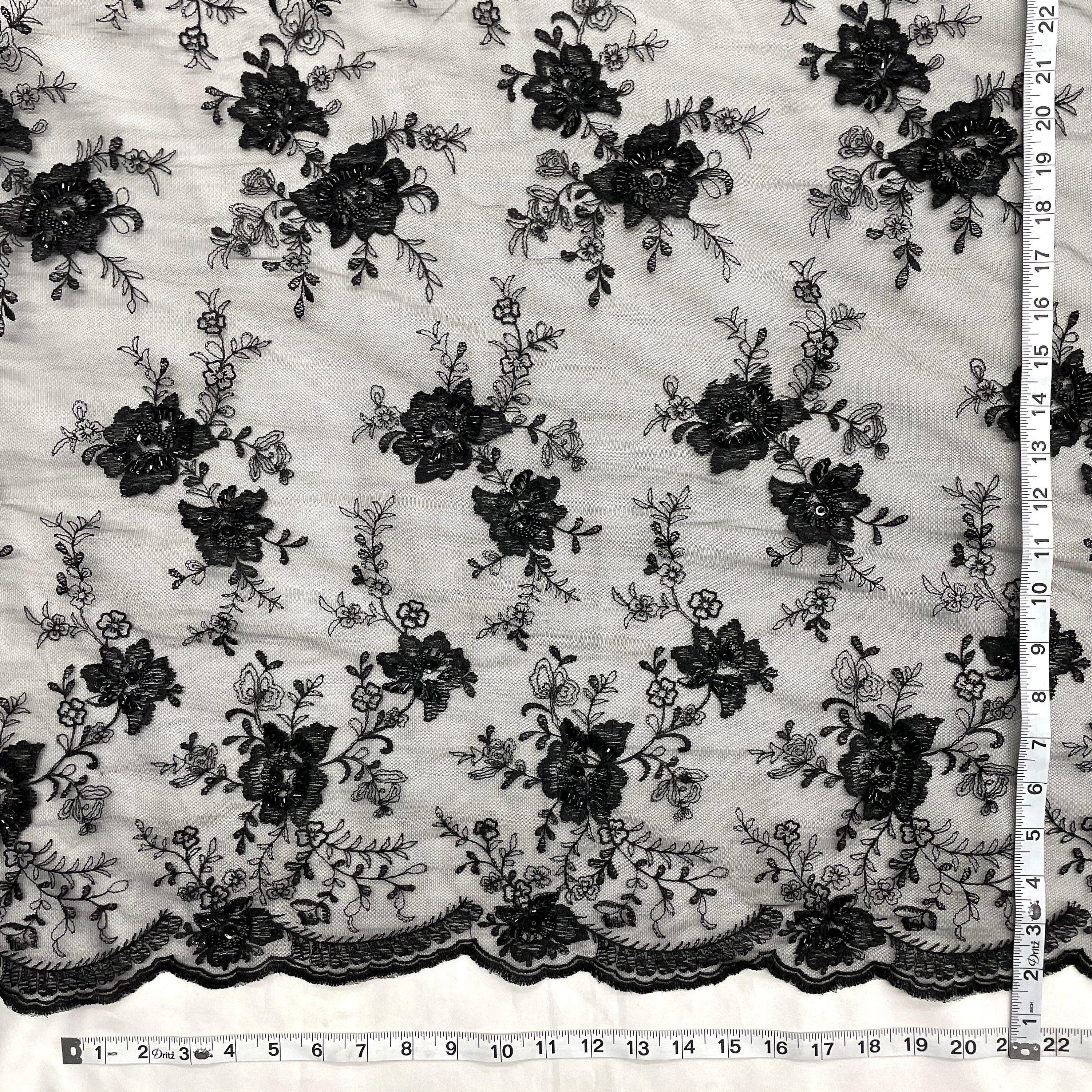 White English Netting Mesh Polyester Net Fabric By the Yard (WHITE-2237V-5N)