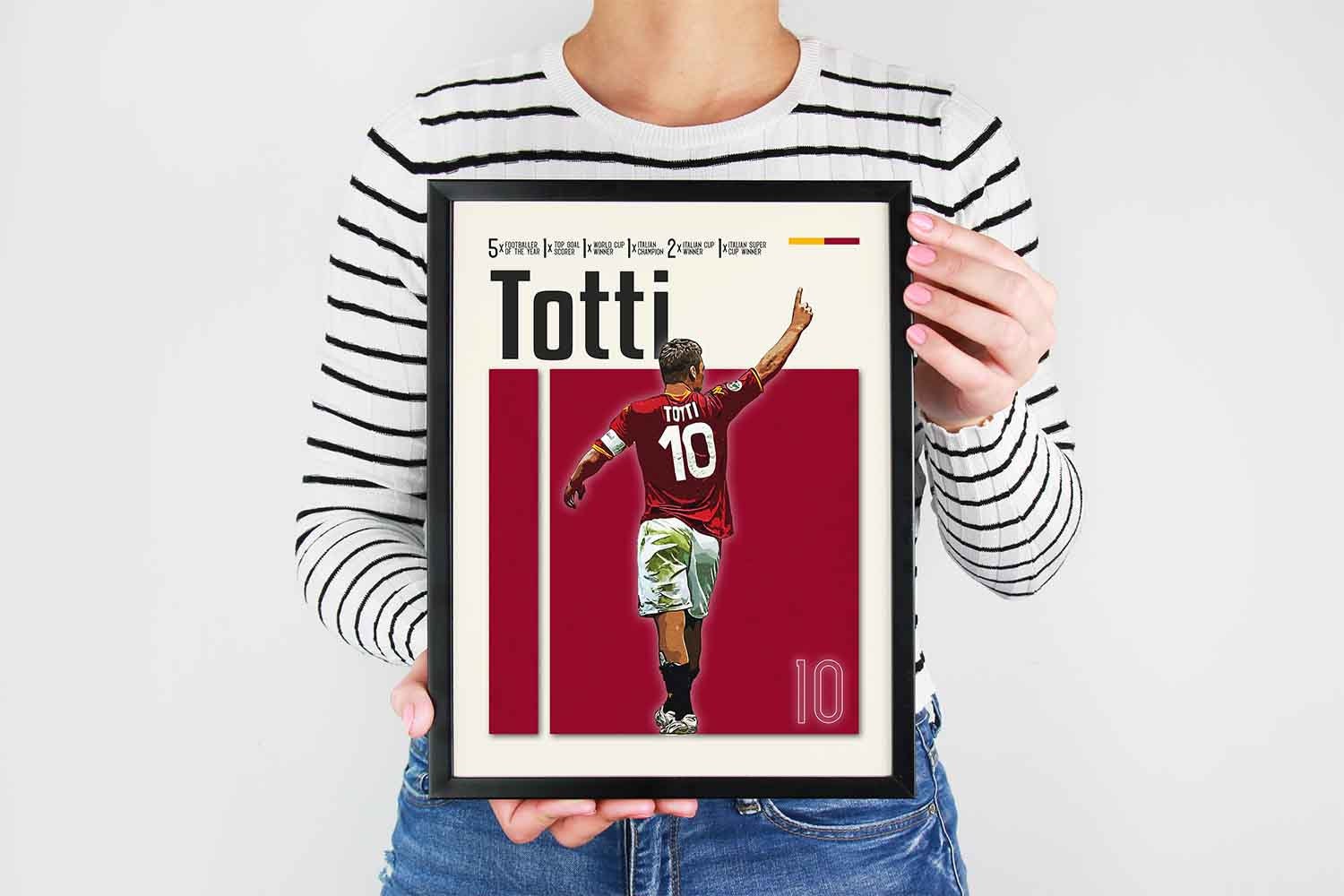 フランチェスコ・トッティのプリント フランチェスコ・トッティの