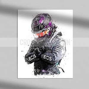 Lewis Hamilton print Hamilton poster, art print, wall art, home decor