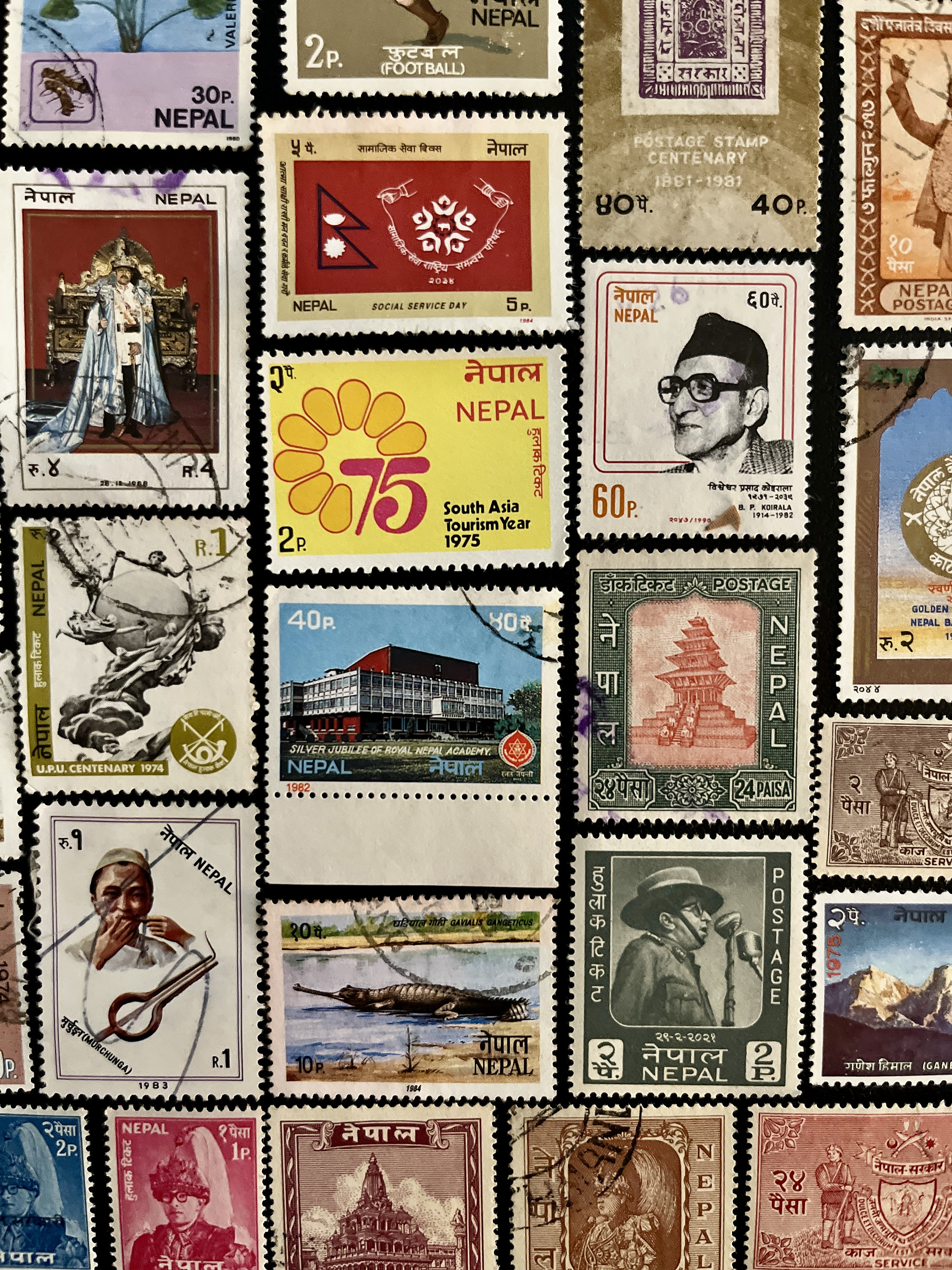 NEPAL Fun Pack: 20 Different Used Random Nepalese Stamps - Etsy