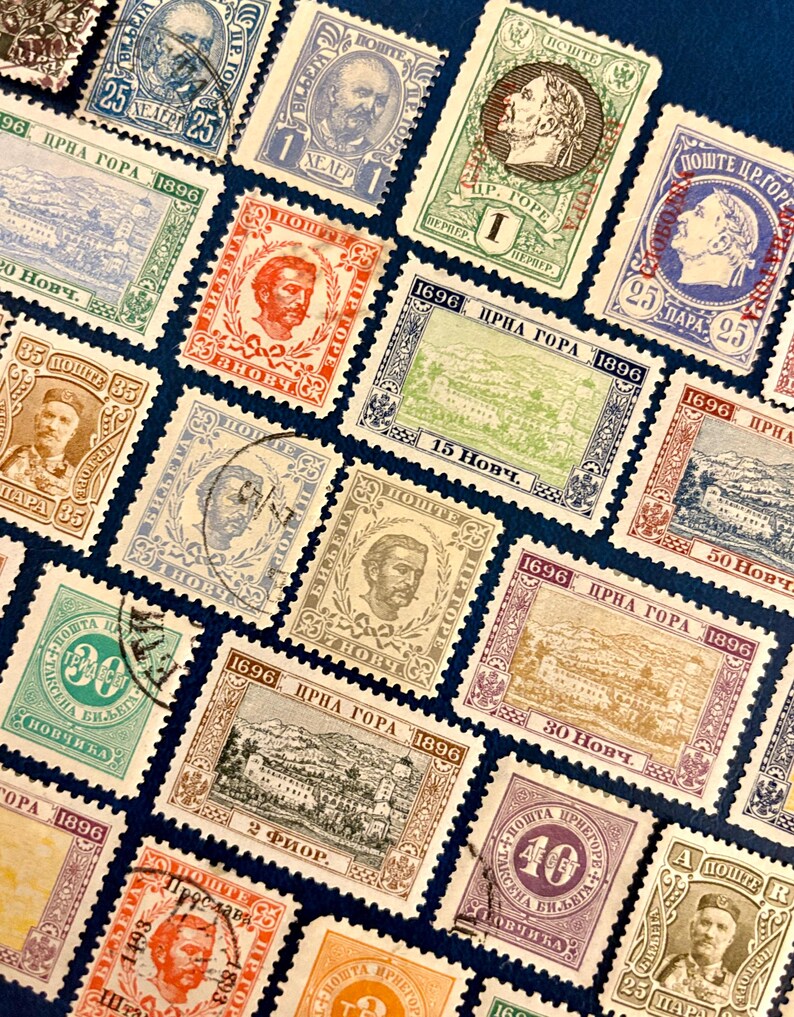 MONTENEGRO Fun Pack: 20 Different Used Random Montenegrin Stamps - Etsy