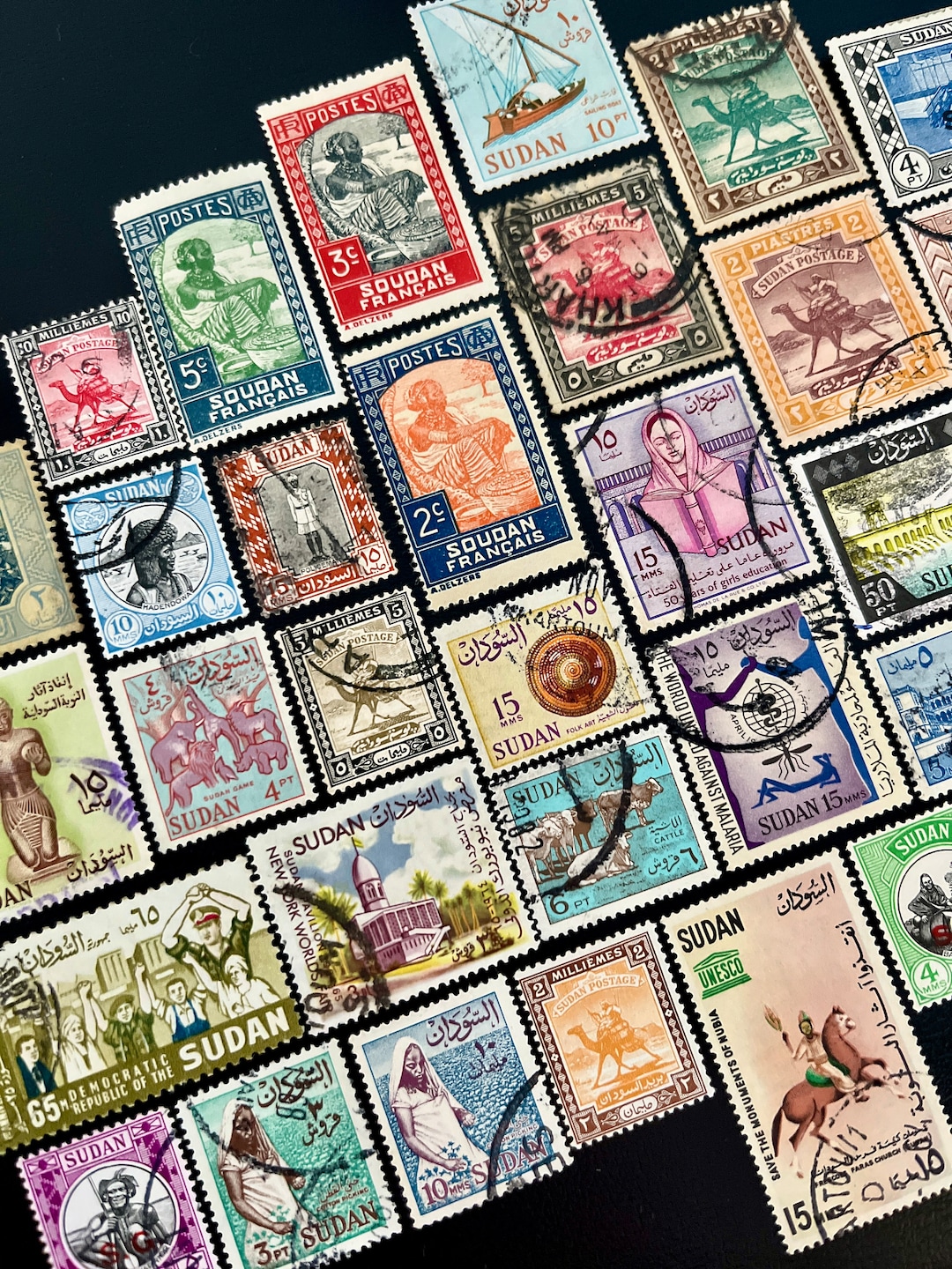 20 Stamp SUDAN Fun Pack // Lot of 20 Different Sudanese Stamps ...