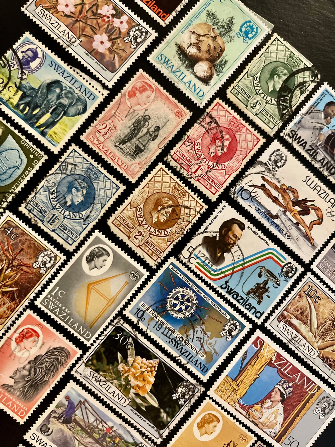 20 Stamp SWAZILAND Fun Pack / Lot of 20 Different Random Used ESWATINI ...